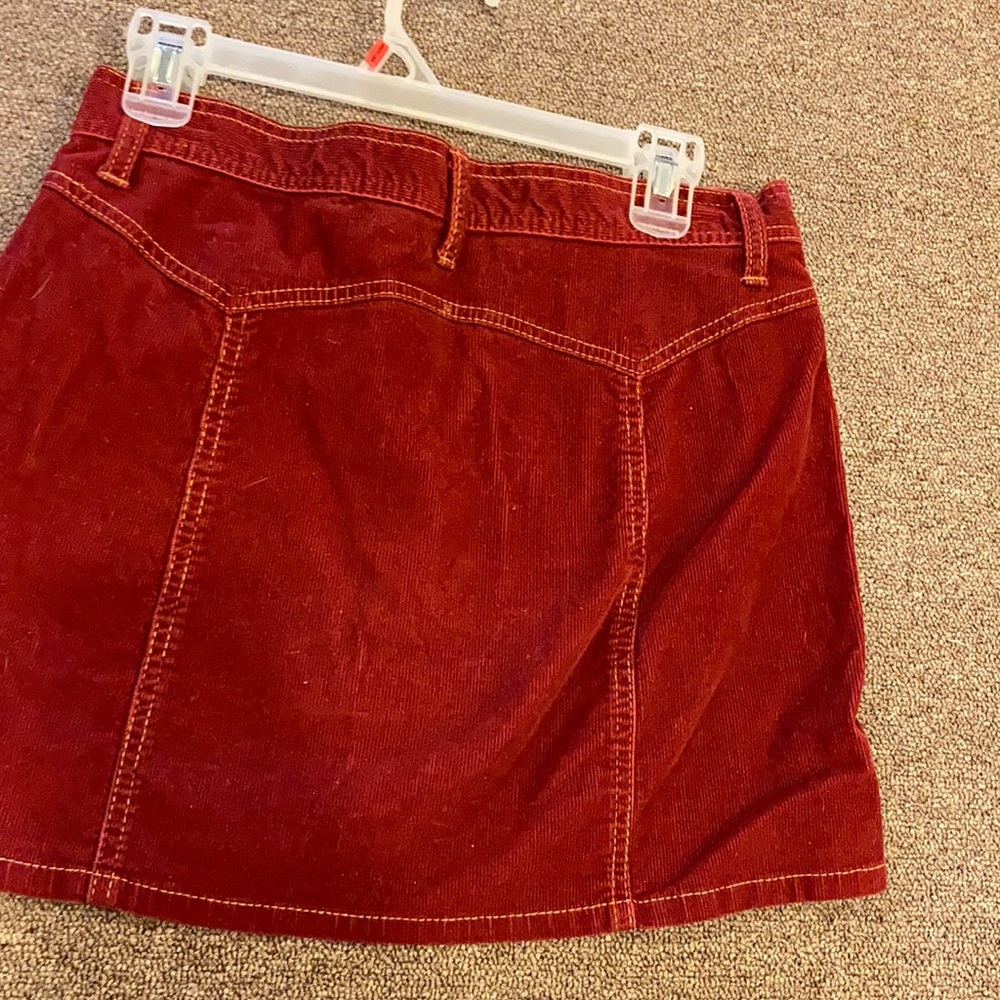 FREE* Red corduroy GAP skirt - Picture 2 of 5